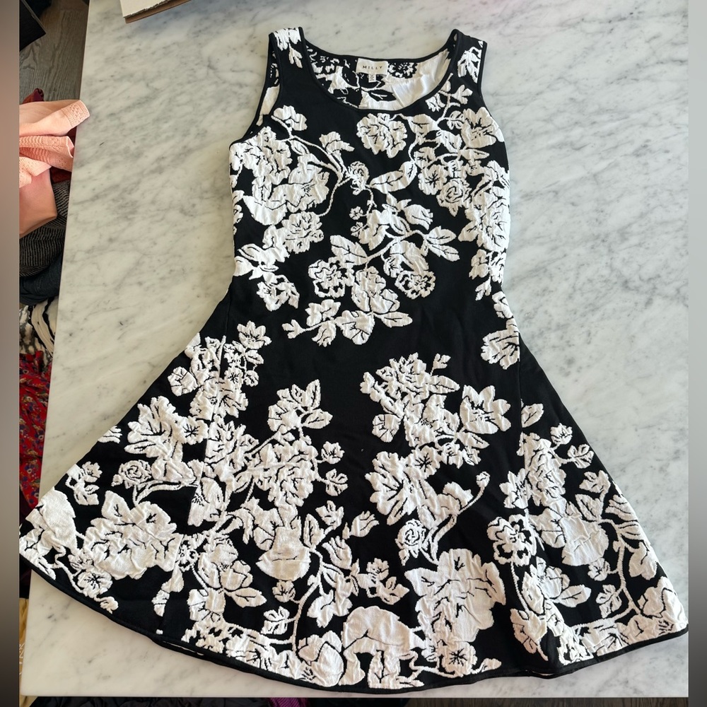 Milly fit and flare sweater dress size M.